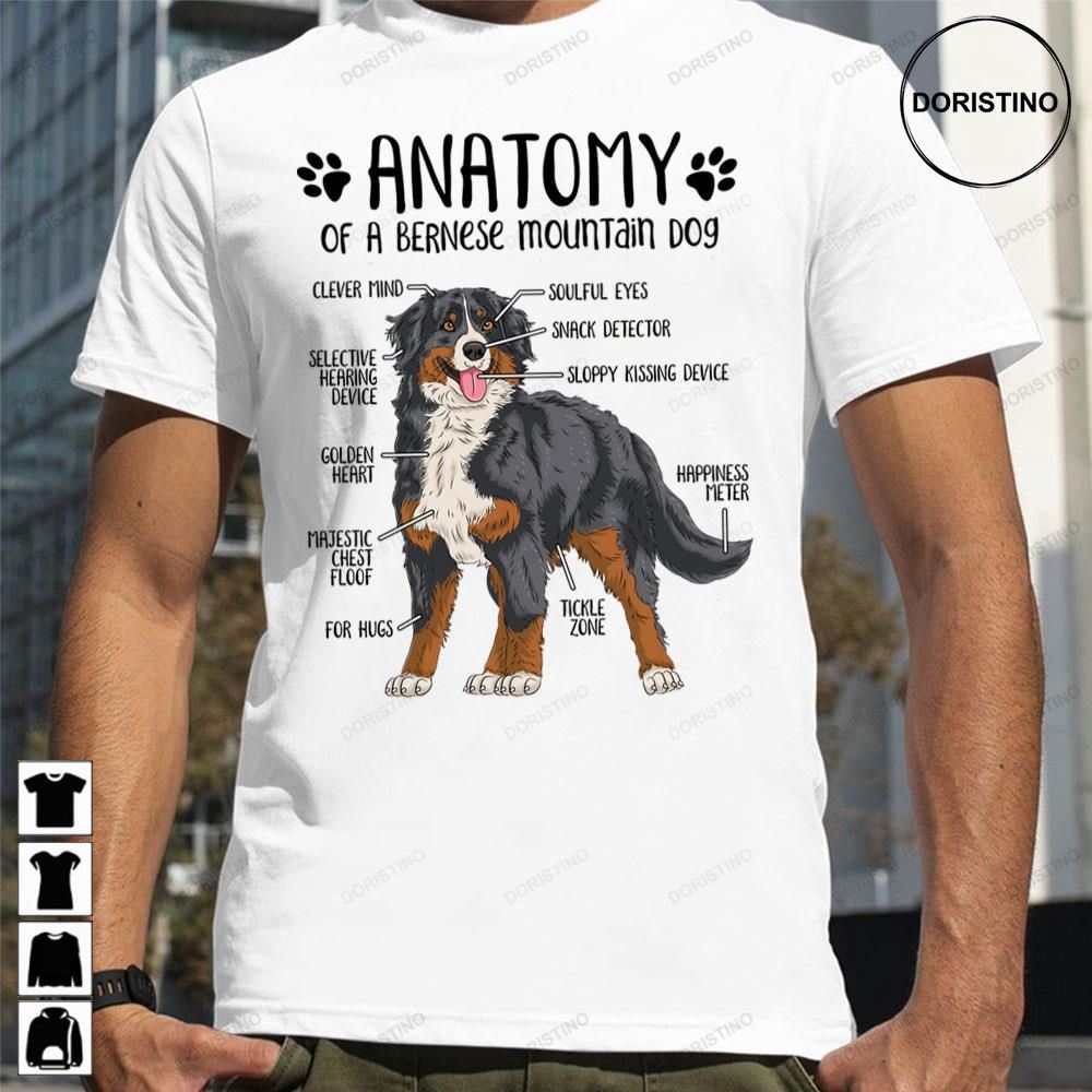 Bernese Mountain Dog Anatomy Limited Edition T-shirts